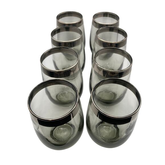 Vintage Libby Stellar 16oz Everyday Day Crystal Glassware Set (8) Original Box - Picture 1 of 9